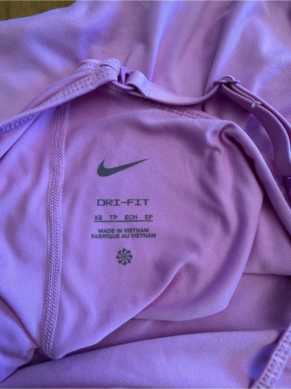 Women’s Nike Dri-FIT Elastika Tank Top | Purple | XS - Picture 7 of 8